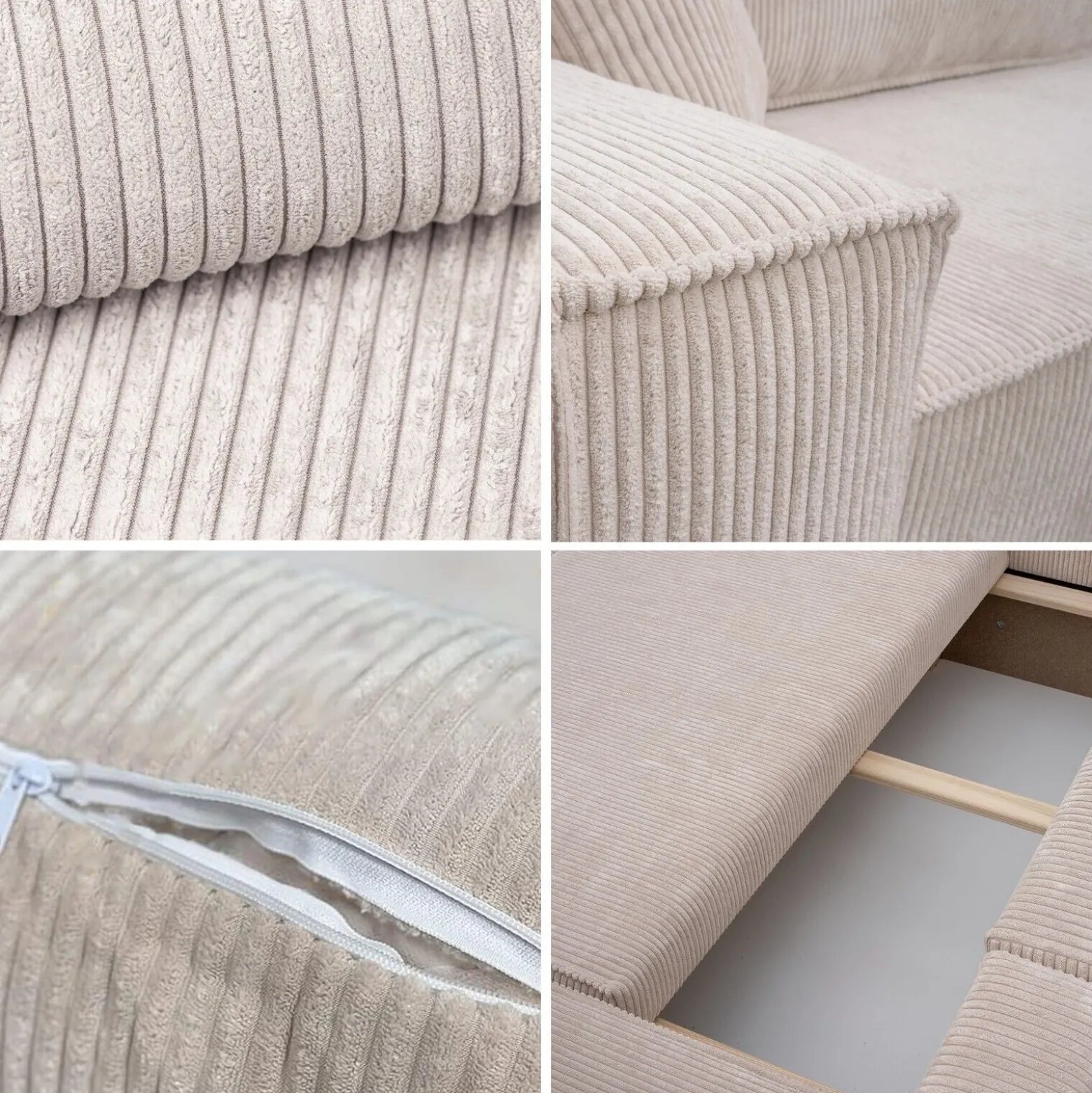 Sofa w kształcie L BEST narożnik, tkanina Poso, Czarny Prawostronny