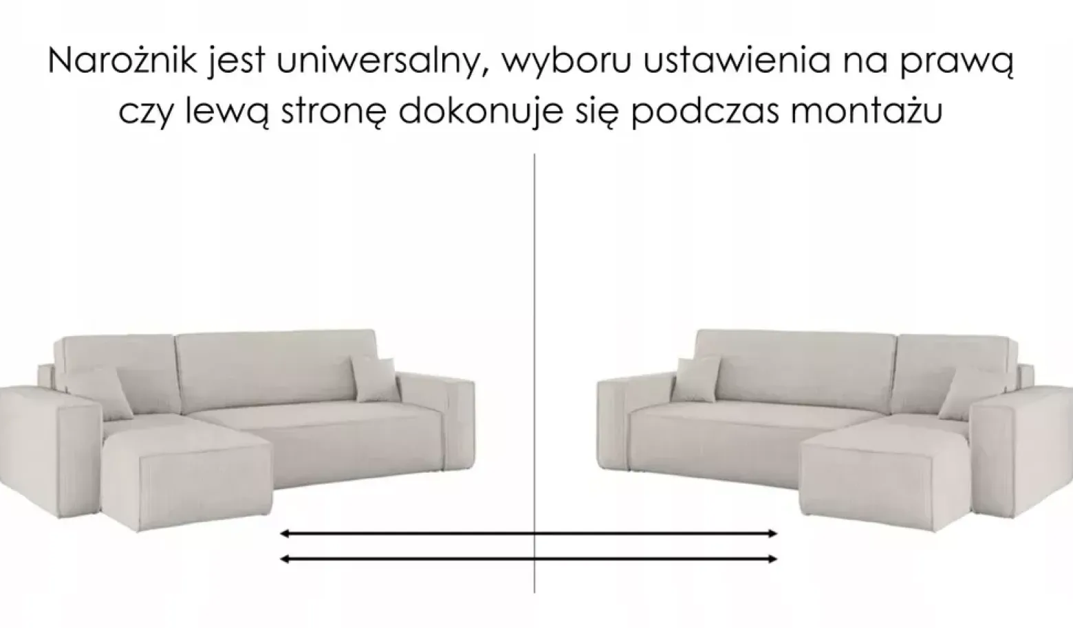Sofa w kształcie L BEST, tkanina Abriamo, Ciemnozielony Prawostronny