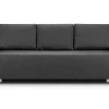 Sofa z funkcją spania sprężyny bonell Porto Grafitowa