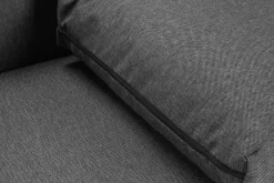 Sofa z funkcją spania sprężyny bonell Porto Grafitowa