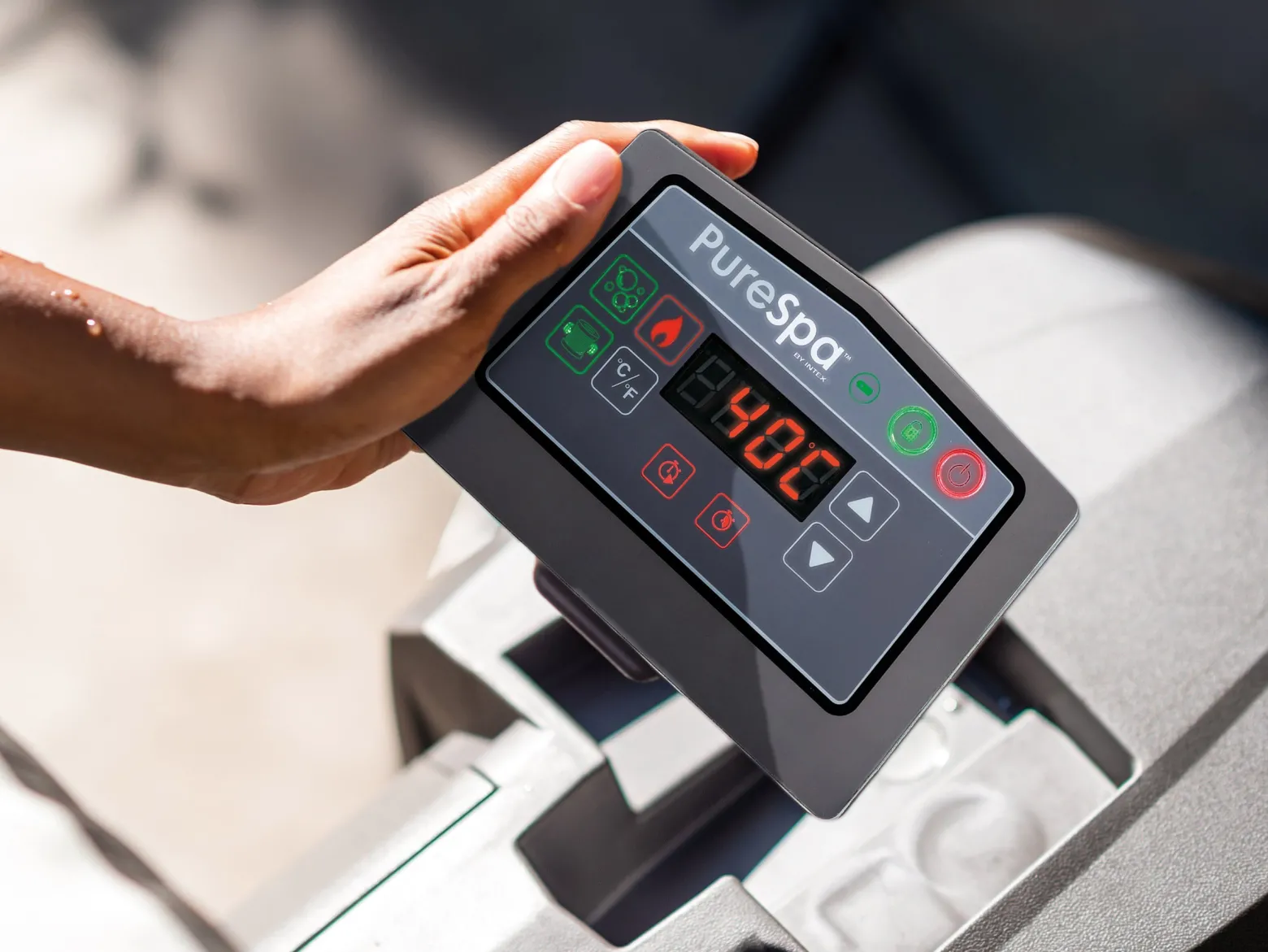 SPA dmuchane basen 4os. z hydromasażem Intex 28440 zestaw
