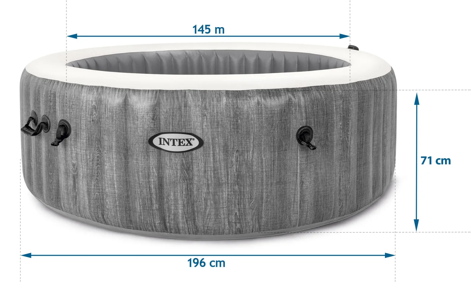 SPA dmuchane basen 4os. z hydromasażem Intex 28440 zestaw