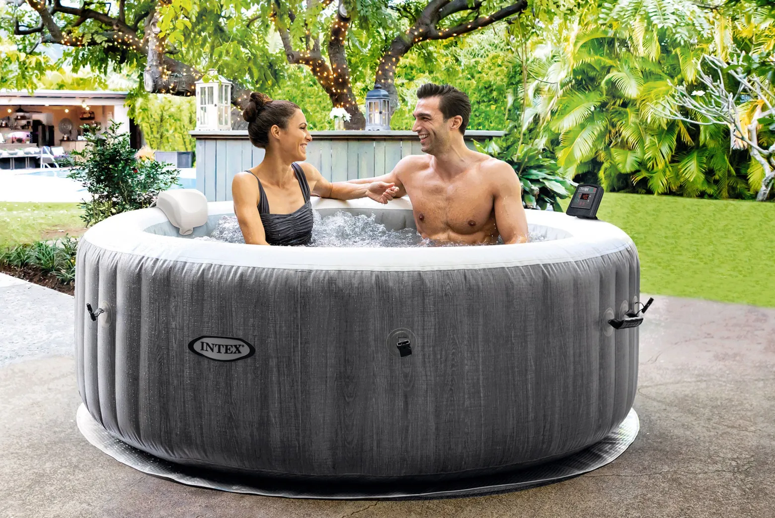 SPA dmuchane basen 4os. z hydromasażem Intex 28440 zestaw