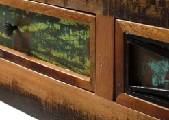 SPIRIT Szafka RTV #134 Drewno z odzysku Lakier 170x50x50 cm