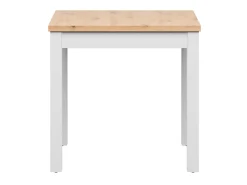 Stół kwadratowy Maren 80 cm dąb artisan/biały