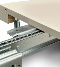 Stół okrągły 90 cm rozkładany 190 cm Kaszmir + nogi industrial ZŁOTE