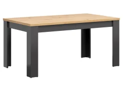 Stół rozkładany Hesen 160/200x90 dąb artisan/grafit