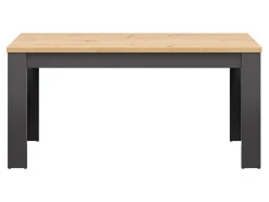 Stół rozkładany Hesen 160/200x90 dąb artisan/grafit