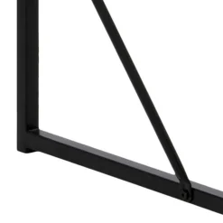 STÓŁ BAROWY Seaford CZARNY 120x60x105 cm METAL I MDF