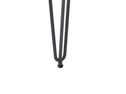 Stół do jadalni rozkładany 120/160 x 120 cm MDF metalowe nogi brązowy