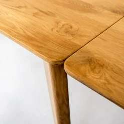 Stół drewniany rozkładany MOVA 140×80 + dostawka 2×45 cm