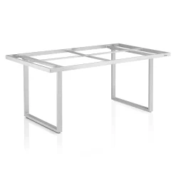 Stelaż stołu Ego Modular Dining 160 x 95 x 68 cm srebrny