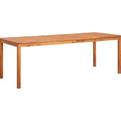 Stół jadalniany Brąz 215 x 90 x 74 cm Drewno vidaXL