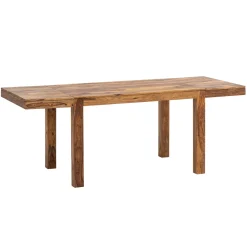 Stół Jadalniany 120 - 200 cm Sheesham Drewno Lite Rozkładany Drewniany