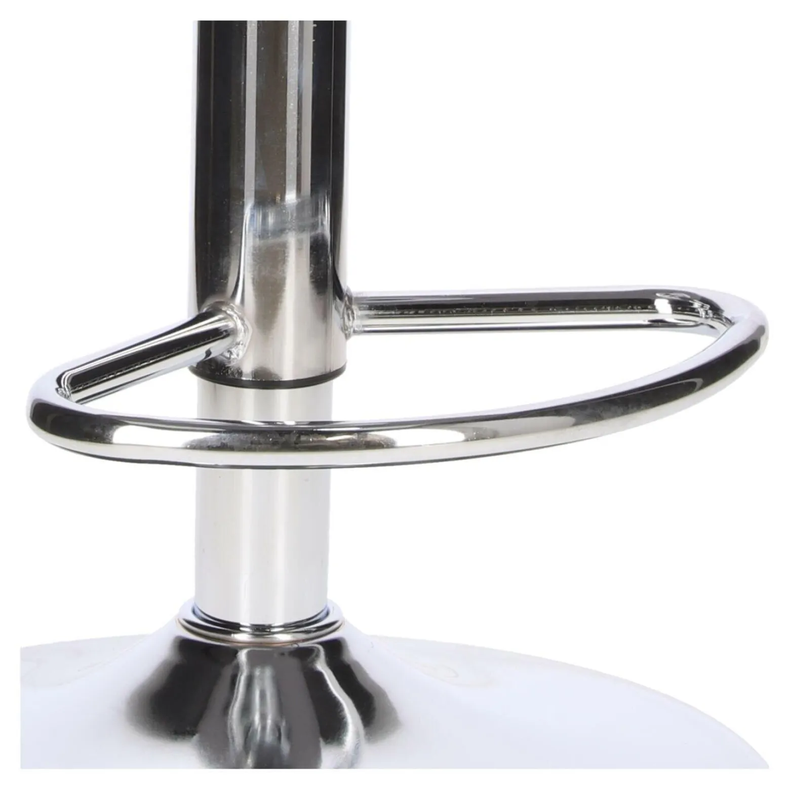 STOŁEK BAROWY Inge REGULOWANY 60-81 cm szary/chrom