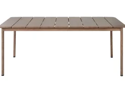 Stół ogrodowy FLAVIA 185 cm 96 cm Metal Brązowy