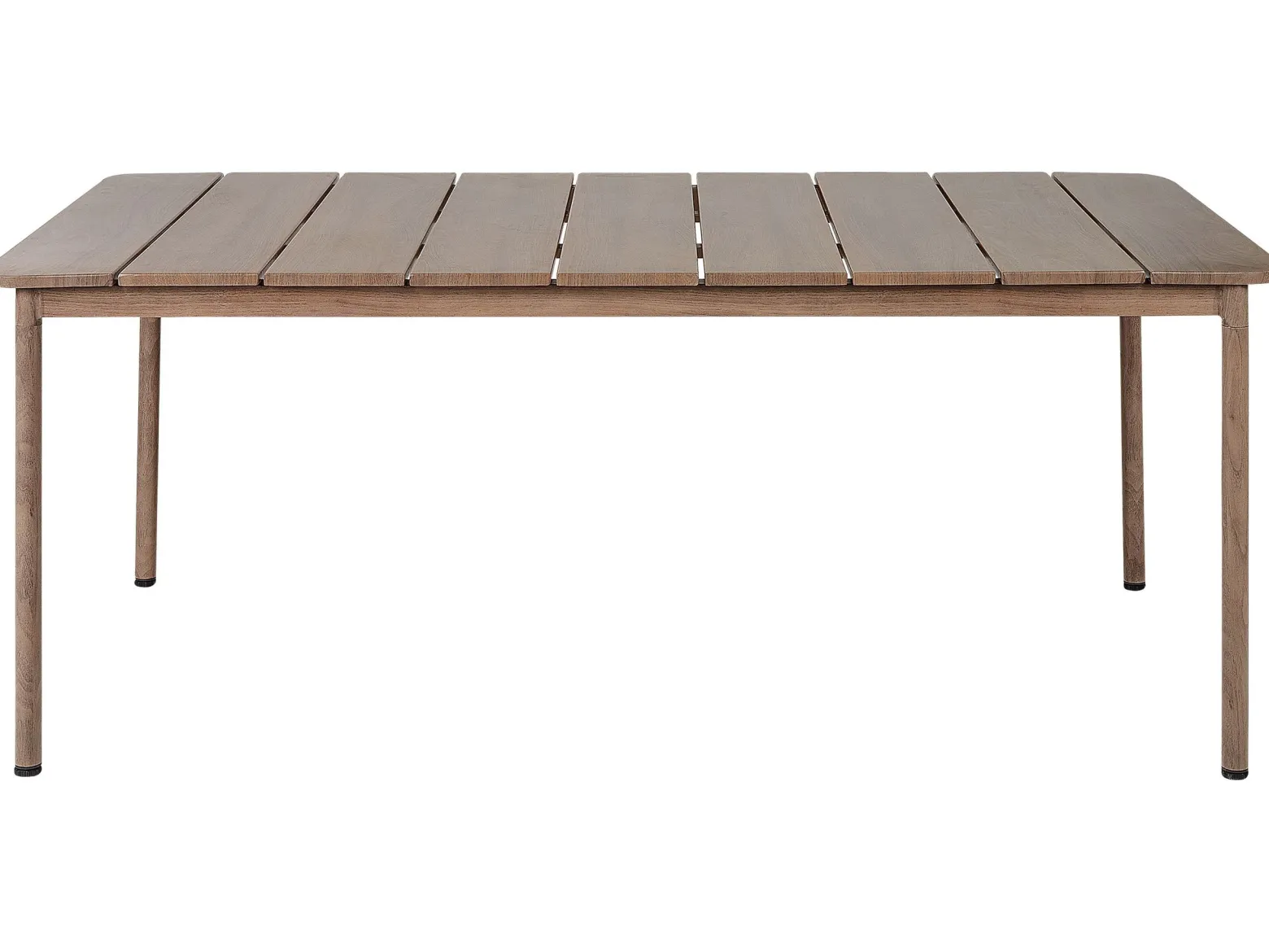 Stół ogrodowy FLAVIA 185 cm 96 cm Metal Brązowy