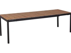 Stół ogrodowy rozkładany TOFANE 198/248 cm 90 cm Brązowy