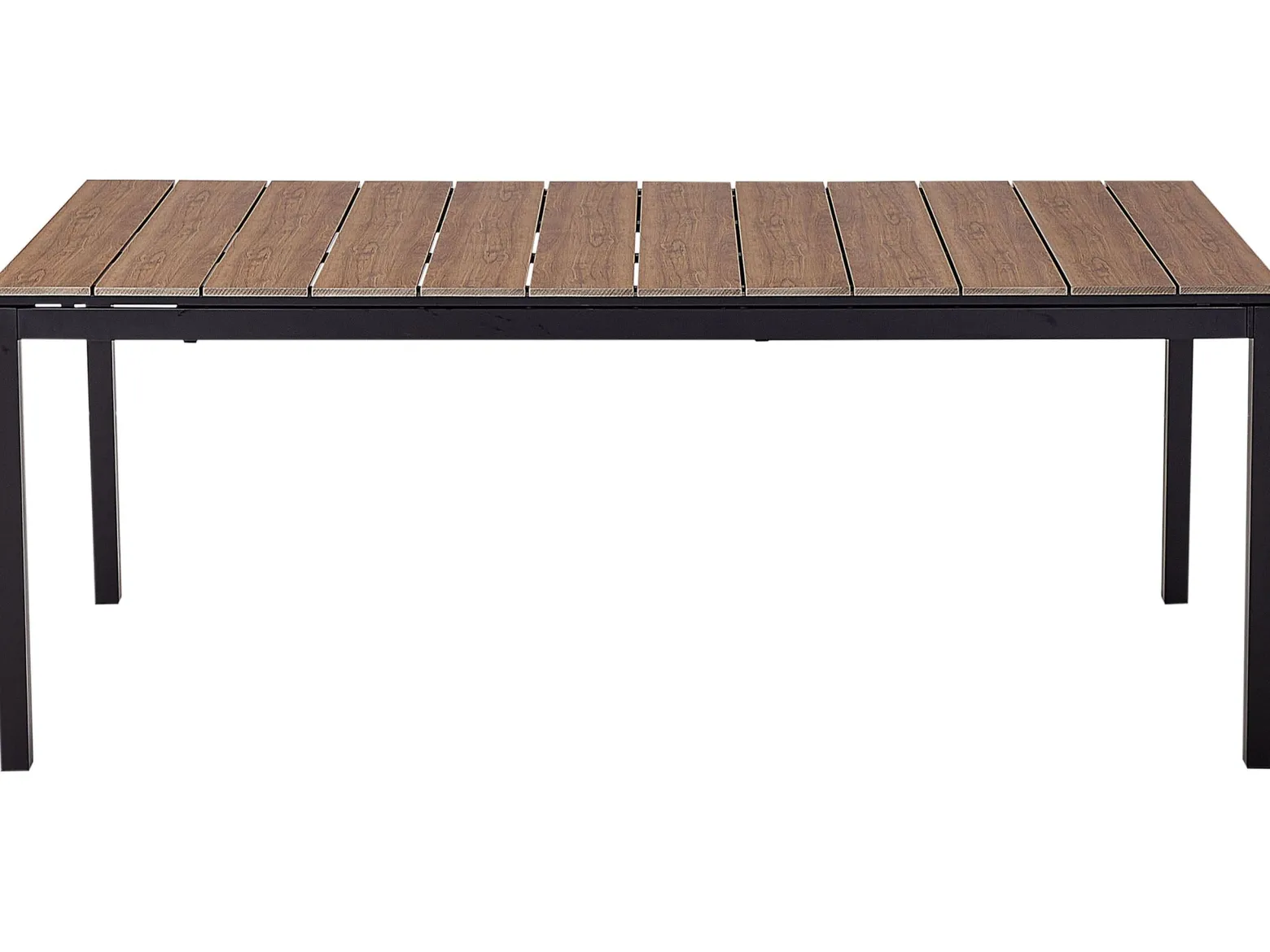 Stół ogrodowy rozkładany TOFANE 198/248 cm 90 cm Brązowy