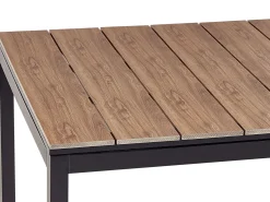 Stół ogrodowy rozkładany TOFANE 198/248 cm 90 cm Brązowy