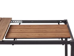 Stół ogrodowy rozkładany TOFANE 198/248 cm 90 cm Brązowy