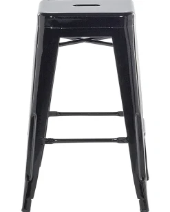 2 stołki barowe 60 cm czarny