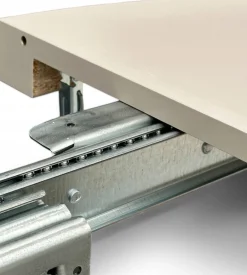 Stół okrągły 90 cm rozkładany 190 cm Kaszmir + nogi industrial MIEDŹ