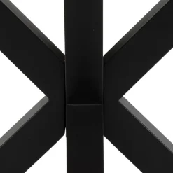 STÓŁ OKRĄGŁY Heaven IMITACJA DĘBU metalowy stelaż