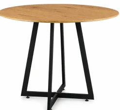 Stół Okrągły Obiadowy Skandynawski Loft 80x74cm Do Salonu Jadalni K041