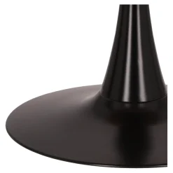 STÓŁ OKRĄGŁY Simplet Skinny dąb/czarny 80cm Z MDF W OKLEINIE