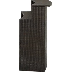 Stolik barowy Brąz Technorattan vidaXL