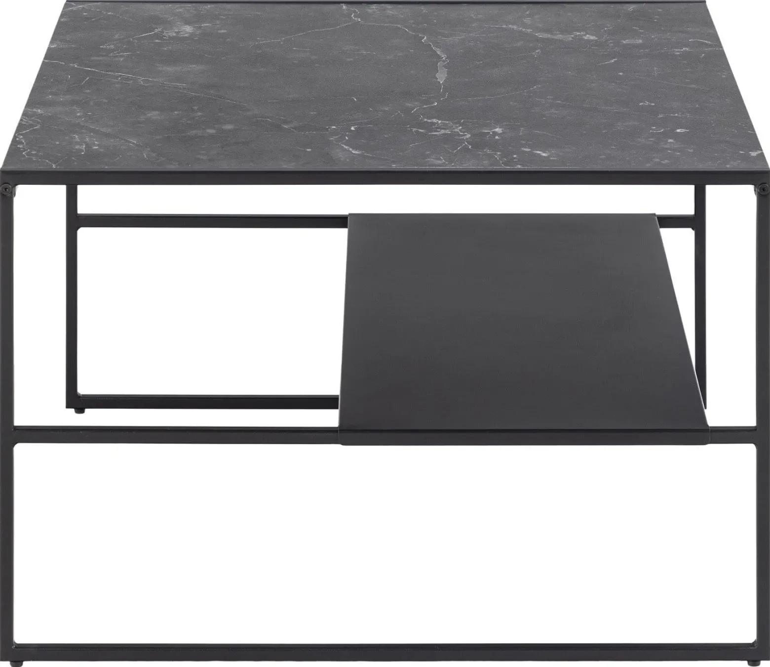 Stolik Bolland Black Marble 70x70 cm