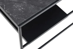 Stolik Bolland Black Marble 70x70 cm