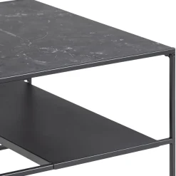Stolik Bolland Black Marble 70x70 cm