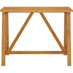 Stolik barowy Brąz 140 x 70 x 104 cm Drewno vidaXL