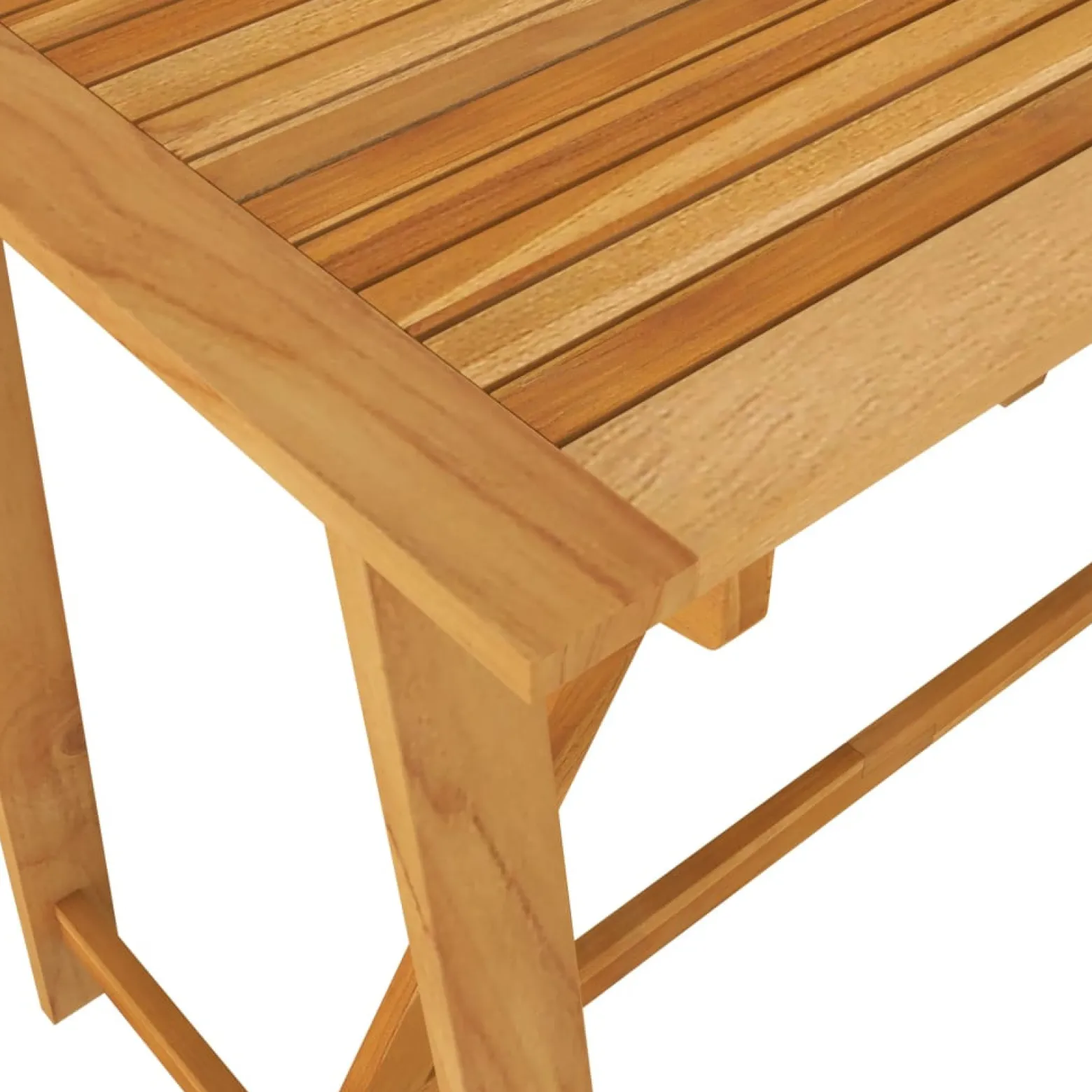 Stolik barowy Brąz 140 x 70 x 104 cm Drewno vidaXL