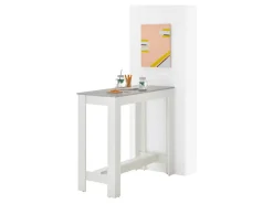 Stolik barowy Modesto 115x50/103 biały/beton