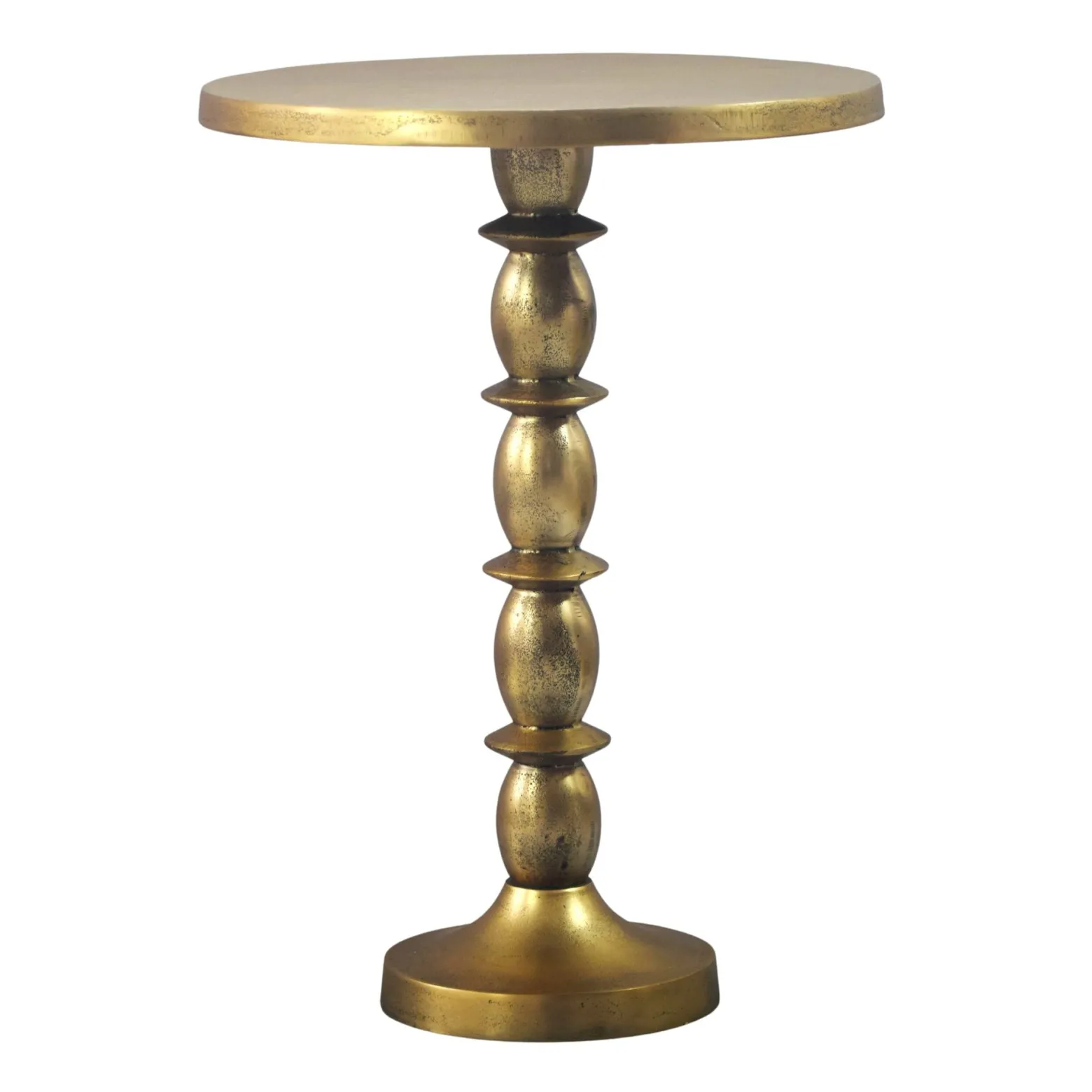 Stolik boczny Alu Złoty 40cm Metalowy Stolik kawowy Stolik do salonu