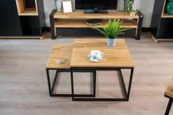 Stoliki kawowe wsuwane jeden pod drugi 2w1