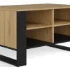 Stolik kawowy ława Modern 4P dąb artisan czerń