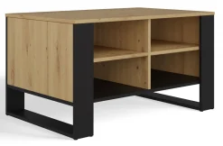 Stolik kawowy ława Modern 4P dąb artisan czerń