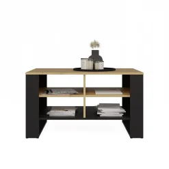 Stolik kawowy ława Modern 4P dąb artisan czerń