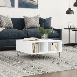 Stolik Kawowy Ława Stół Biały 60x60x30 Do Salonu Do Pokoju