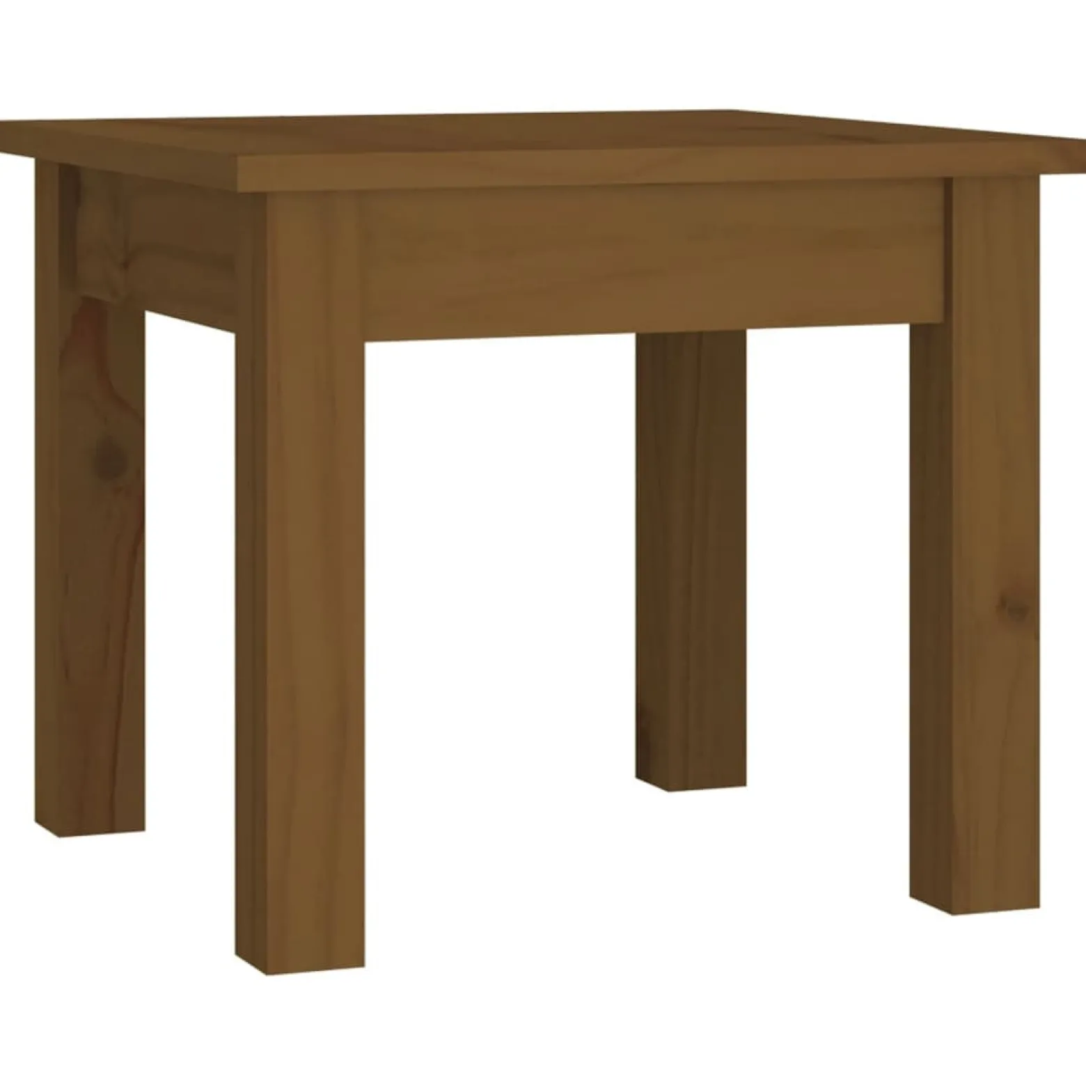 Stolik Kawowy Ława Stół Brązowy Drewniany 35x35x30 Do Salonu Do Pokoju