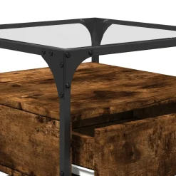 Stolik Kawowy Ława Stół Brązowy 50x50x45 Do Salonu Do Pokoju
