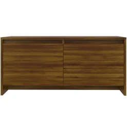 Stolik Kawowy Ława Stół Brązowy 90x50x41.5 Do Salonu Do Pokoju