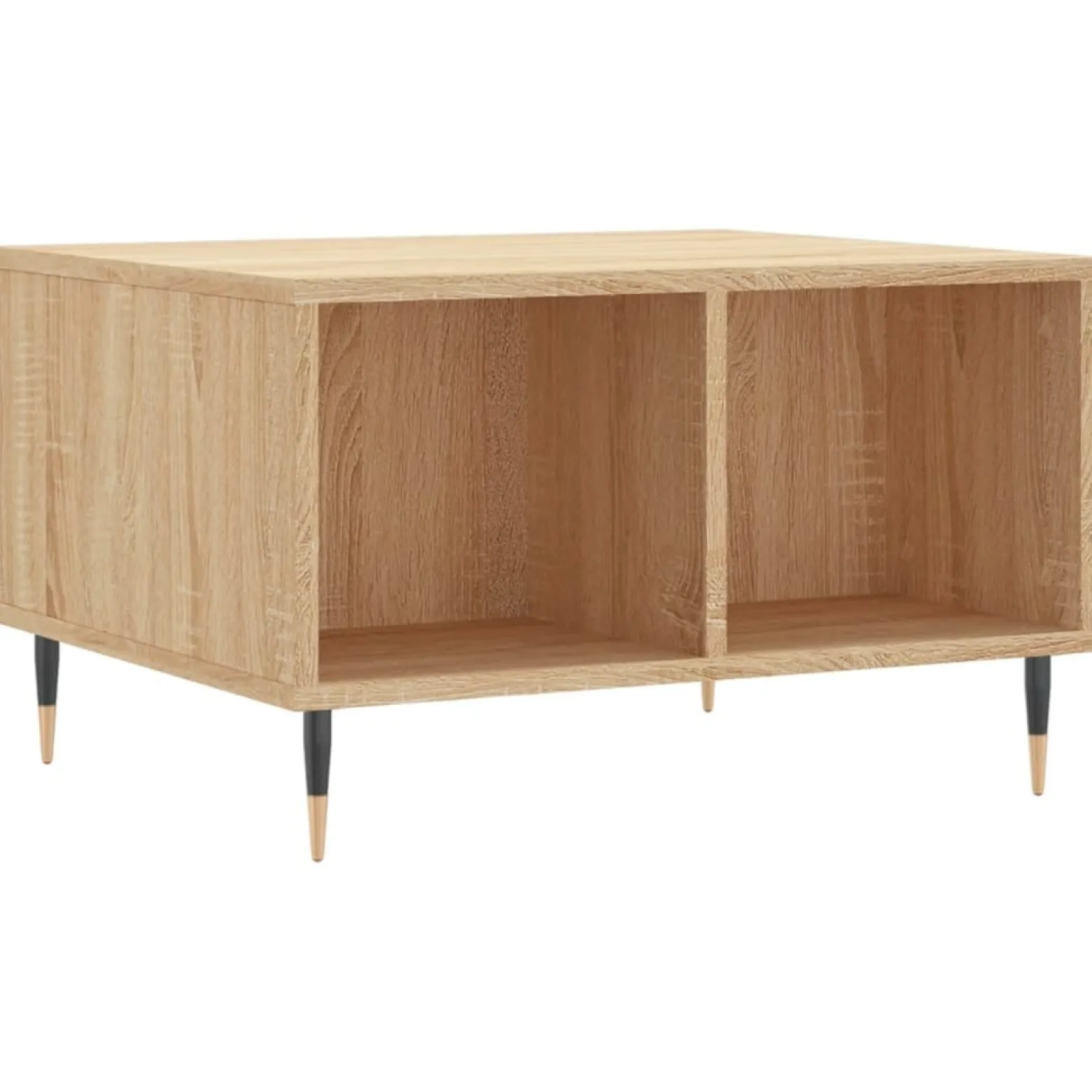 Stolik Kawowy Ława Stół Brązowy 60x50x36.5 Przegrody Do Salonu Do Pokoju