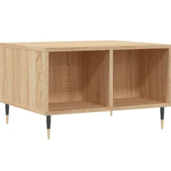 Stolik Kawowy Ława Stół Brązowy 60x50x36.5 Przegrody Do Salonu Do Pokoju