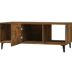 Stolik Kawowy Ława Stół Brązowy 102x50x40 Komory Do Salonu Do Pokoju