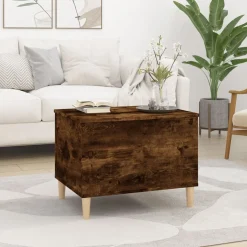 Stolik Kawowy Ława Stół Brązowy 60x44.5x45 Podnoszony Blat Do Salonu